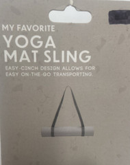 Exercise Yoga Mat Sling Carrier Workout Yoga Black Mat Strap Fitness Belt