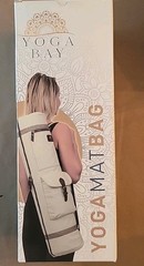 YOGABAY Yoga Mat Bag Carrier Light Beige