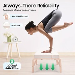 Yoga Headstand Bench Exercise Inversion Stool Workbench Upside Down Chair