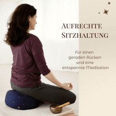 Meditation Cushion Starry Sky, Organic Cotton, Natural Filling
