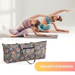 Large Yoga Mat Bag Carrier Gym Tote Wet Pocket Workout Pilates Travel Women