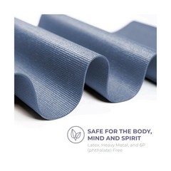 Voyage 5mm Studio Yoga Mats, 6 Pack, 72x24in Calm Studio Multi