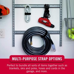 VELCRO Brand 30 Inch Elastic Straps 4 Pack, Use as Yoga Mat Straps, Fasten Outdo