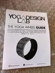Yoga Wheel Cork Mandala Black| Eco Printed Extra Strength Padded Dharma. 