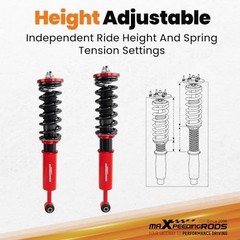 Coilovers for Honda Accord CM4/CM5/CM6/CM7/CM8 2003-2007, Height Adjustable