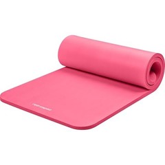 Solana Yoga Mat 1″ Thick w/Nylon Strap – Pink Dahlia – 1″ Thick