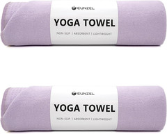 2 Pack Hot Yoga Towel with Grip Dot, Non Slip Yoga Mat Towe Sweat Absorbent Towe