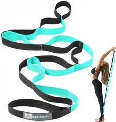 Eco-Friendly 76″ Stretch Strap with Loops for Comprehensive Flexibility Training