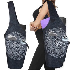 Yoga Mat Bag – Large Opening Long Tote Yoga Mat Carrier Holder Bag with Water…