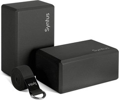 2-Pack Non-Slip Yoga Blocks & 8FT Strap – Ultimate Set for Stretching & Toning