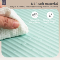 KEEP Extra Thick NBR Yoga Mat for Women & Men, 10Mm Thick, 72”X32” Large Exercis