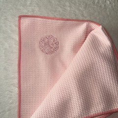 Hot Yoga Mat-Sized Towel, Pink, Microfiber Absorbent, Anti-Slip 24″ x 72″