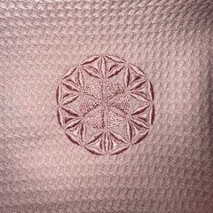Hot Yoga Mat-Sized Towel, Pink, Microfiber Absorbent, Anti-Slip 24″ x 72″