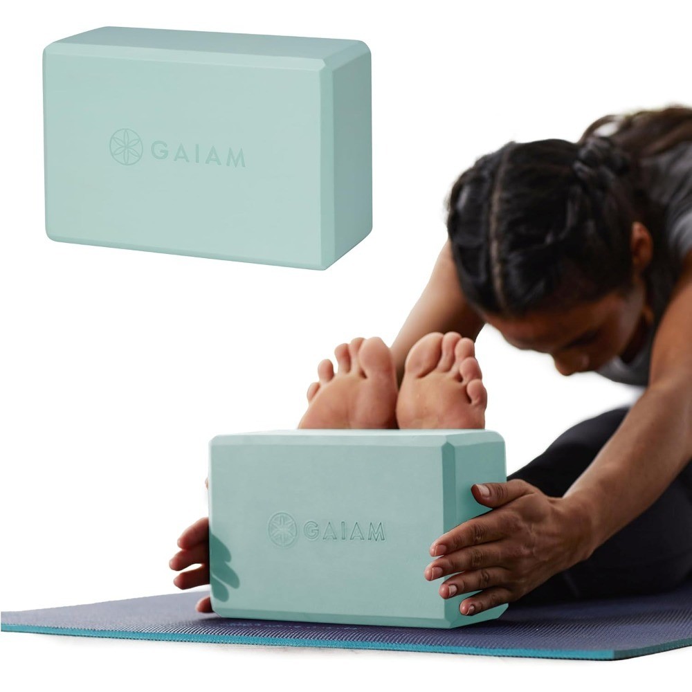 Yoga Block – Supportive Latex-Free Eva Foam – Soft Non-Slip Surface with