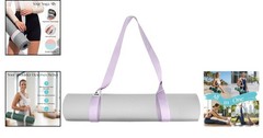 Thick and Comfy Yoga Mat Strap – Adjustable and Multi-Purpose 64 In Carrier