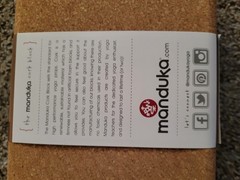Manduka Cork Yoga Block 4″ x 6″ x 9″ Sustainable Natural Cork Radius Edges
