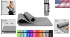 Comfortable Gym Mat for All Fitness Levels – 74.5″ x 24″.