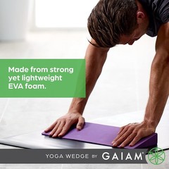 Yoga Block Wedge Lightweight EVA Foam Yoga Wedge Wrist & Lower Back Support
