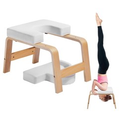 Adjustable Yoga Inversion Bench & Headstand Trainer for Workout Fitness