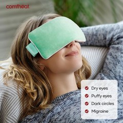 Weighted Eye Pillow – Soft Plush, Moist Heat & Cold Therapy for Relaxation,
