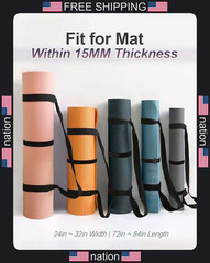 MRZZATA Yoga Mat Carrier Strap – Adjustable Thick and Wide Strap for Carrying