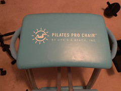 Life’s A Beach Pilates Pro Chair Orange Home Workout Pilates Exercises FREE SHIP