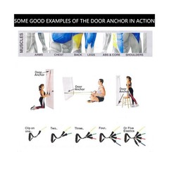 Resistance Bands Set, Exercise Bands, Work Out Bands with Handl… FAST USA SHIP