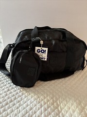 GO! Sac Sport’s The Sport Tote Black Yoga Gym Duffel Bag GSF17202 MSRP $118 @