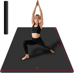 VTORY Extra Large Yoga Mat Thick Exercise Mat for Men and Women, Non-Slip, Durab