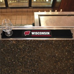FANMATS NCAA Unisex-Adult Drink Mat No Team 3.25″ x 24″ Black