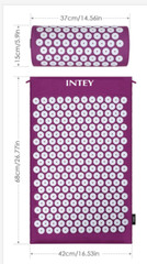 Acupressure Massage Mat with Pillow & Carry Bag