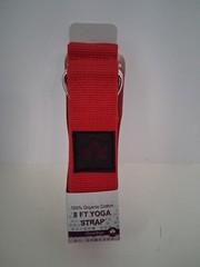 8-Foot Yoga Exercise Stretching Strap Red Clever Yoga NIB