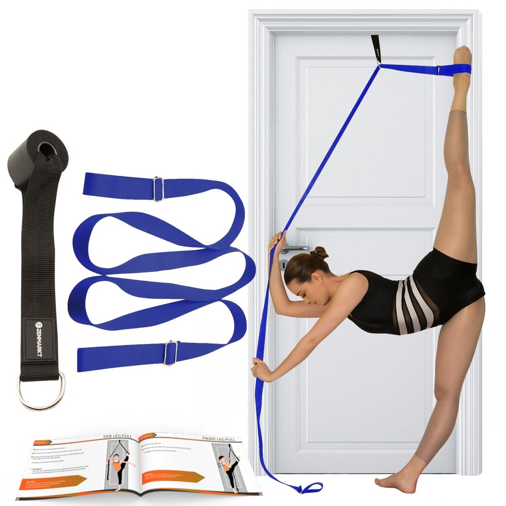 Stretching Strap With Door Anchor – Stretching Equipment to Improve Legs Flex…