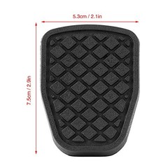 Brake Clutch Pedal Pad Cover, Non Slip Rubber Replacement for Subaru Forester