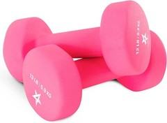 Neoprene Coated Dumbbell Hand Weight Sets of 2 Multiple Weight Options