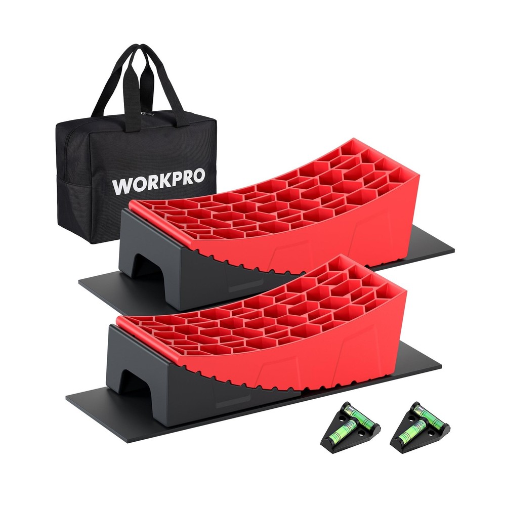 WORKPRO RV Leveling Blocks Kit, 9-Piece Camper Trailer Levelers | Heavy Duty …