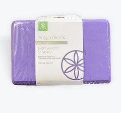 Gaiam Yoga Block – Supportive Latex-Free EVA Foam Soft Non-Slip Surface for Yoga