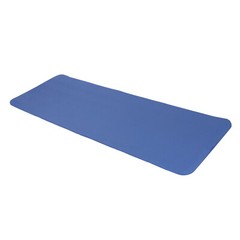 2 x yoga mat 190 x 60 x 1 cm blue sports mat yoga Pilates floor mat fitness mat