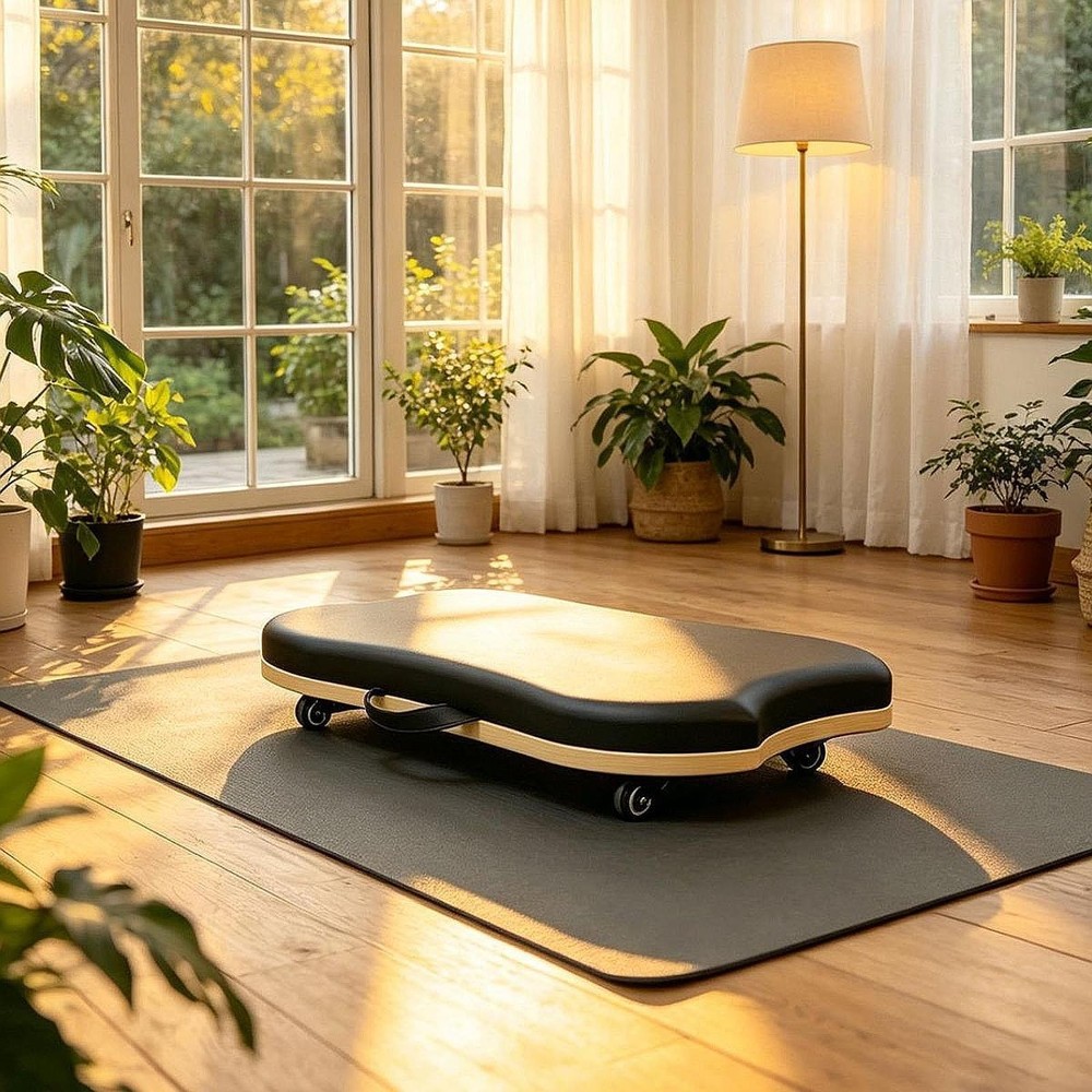 Pilates Roller Balance Board Yoga Slider Women Core Train Balancing Equipment