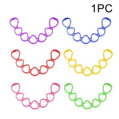 7 Ring Stretch Resistance Exercise Band, Workout Bands Yoga Stretching for Ho…