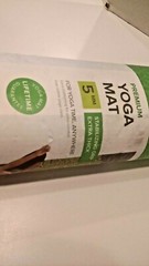 Gaiam Premium Print Yoga Mat 5MM Stabilizing Grip – Extra Thick 68″ x 24″ Gray