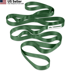 Trideer Non-Elastic Length: 75 inches, Width: 1 inch, Hunter Green/75″x1″