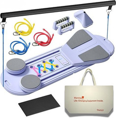 Pilates Board, Light Purple, Full Accessories