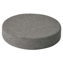 2.5″ Thick Non Slip Round Chair Pad Pack6″ Round Chair Cushion 1 Light Grey