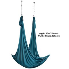 Aerial Silk & Yoga Swing, 11 Yards, Aerial Yoga Hammock Kit with 100gsm Nylon