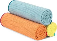 S&T INC. Microfiber Gym Towels 3 Pack 16×27 Inch Absorbent Workout Yoga Towel