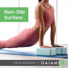 Yoga Block – Supportive Latex-Free Eva Foam – Soft Non-Slip Surface with Beveled
