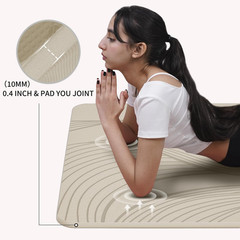 PAIDU Large Yoga Mat-72’X36’X0.4’ Extra Width ＆ Thick,Comfortable,Non-Slip Exerc