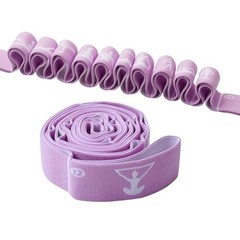 12 Loops Extra Long Yoga Stretching Band for Adults and Tall People, Purple