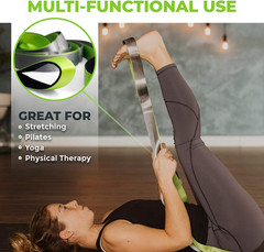 Stretching Strap for Physical Therapy, 12 Multi-Loop Stretch
